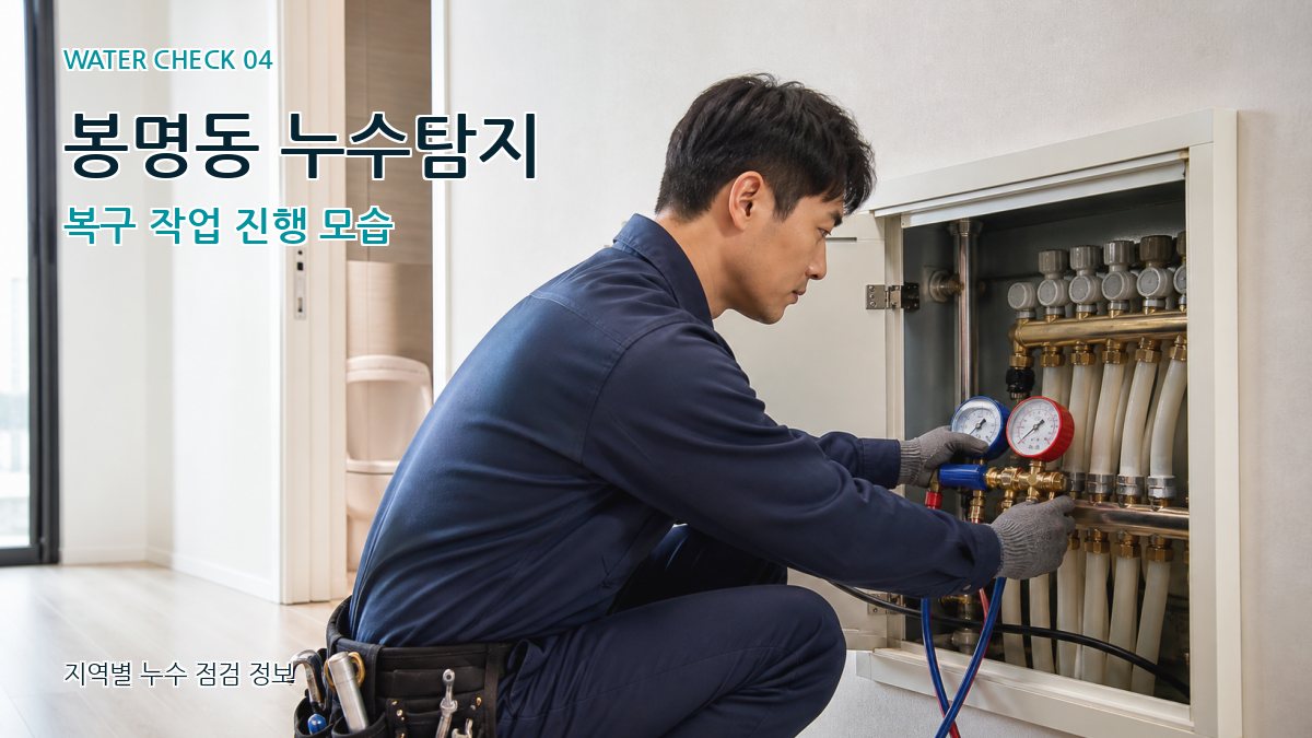 봉명동 누수탐지 누수탐지 이미지