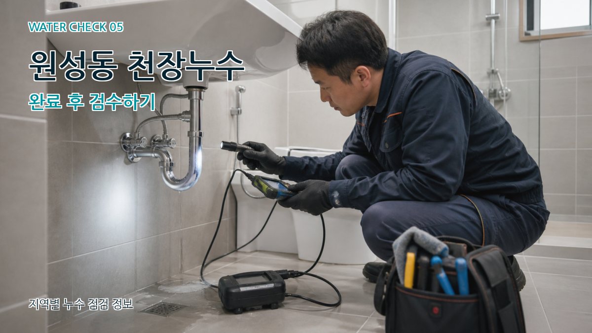 원성동 누수공사 누수탐지 이미지