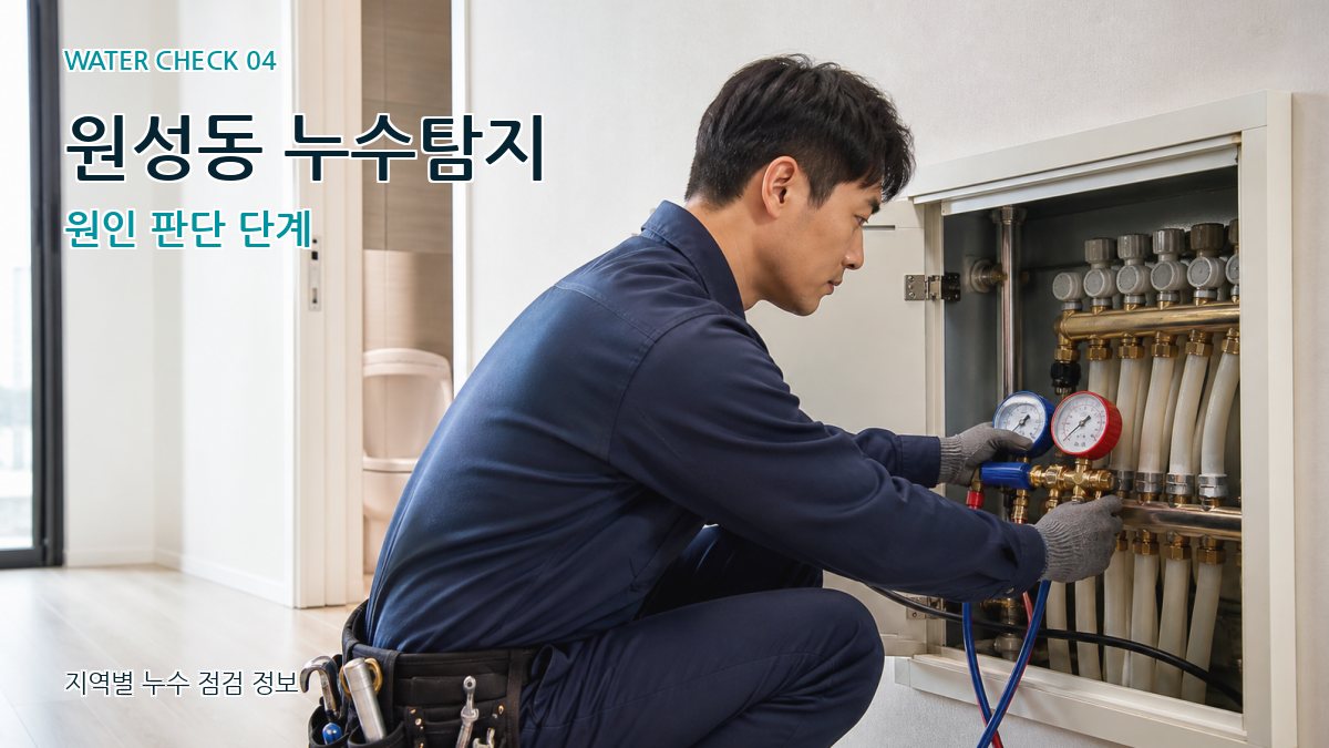 원성동 누수탐지 누수탐지 이미지