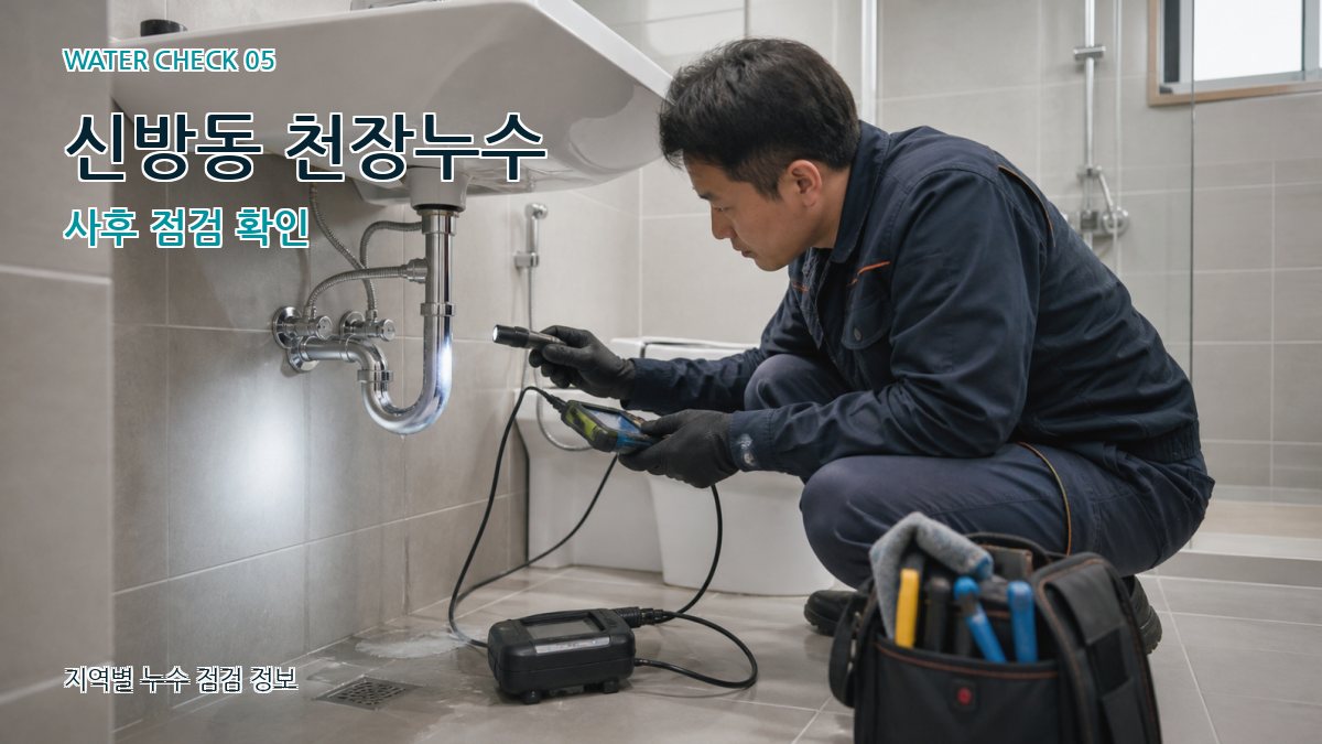 신방동 누수공사 누수탐지 이미지