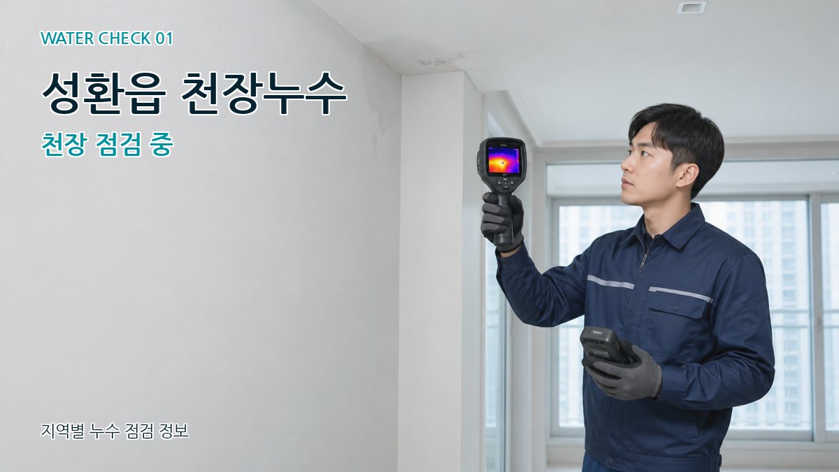 성환읍 아파트누수 누수탐지 이미지