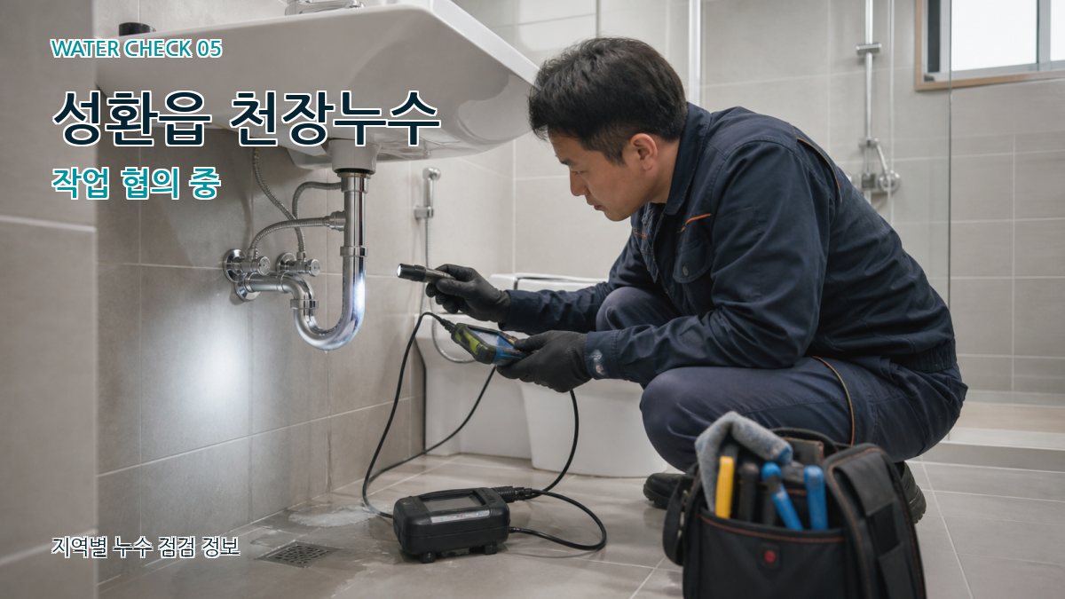 성환읍 누수공사 누수탐지 이미지