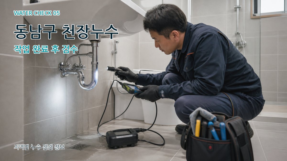 동남구 누수공사 누수탐지 이미지