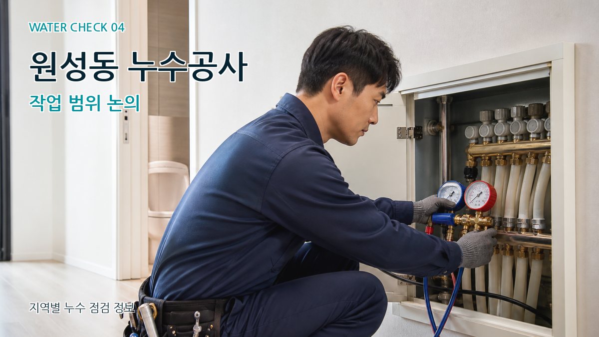 원성동 누수탐지 누수탐지 이미지