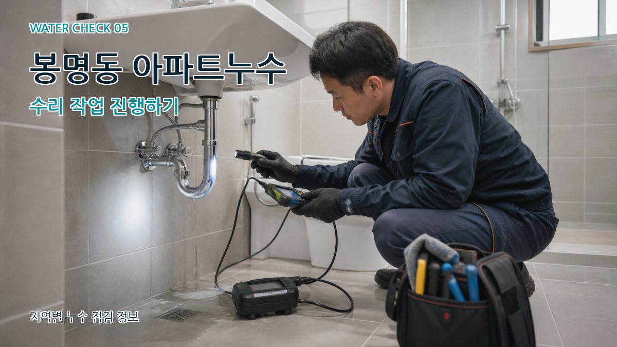 봉명동 누수공사 누수탐지 이미지