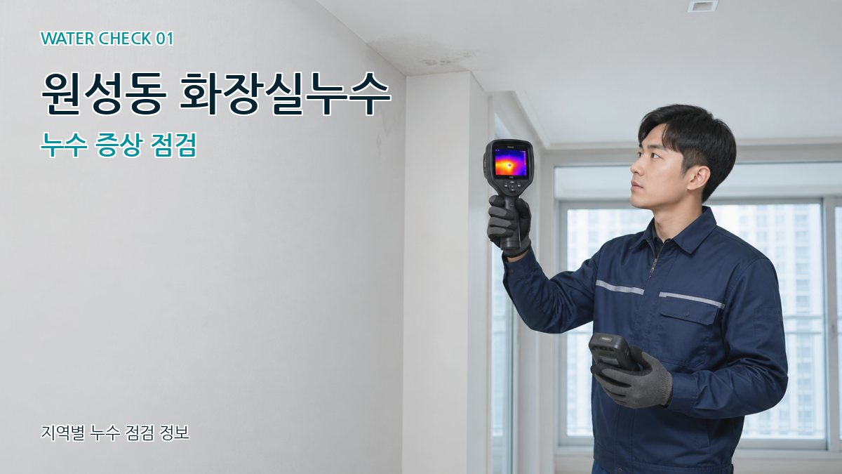 원성동 아파트누수 누수탐지 이미지