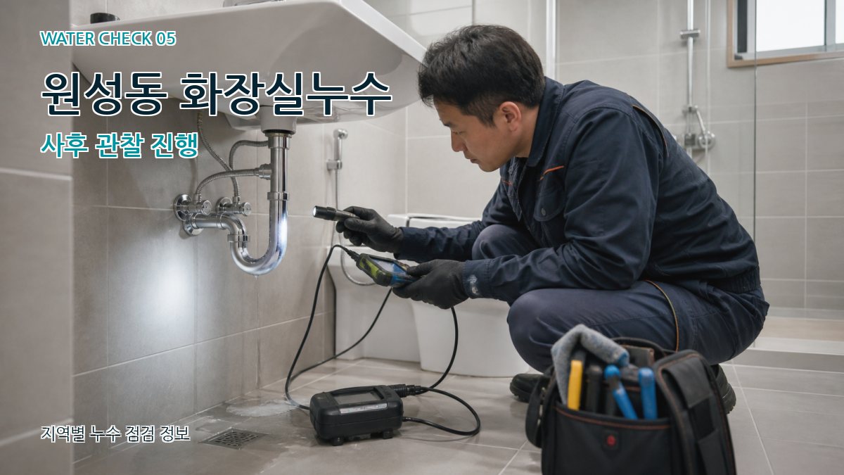 원성동 누수공사 누수탐지 이미지