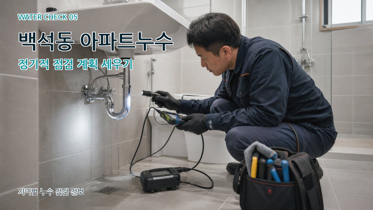 백석동 누수공사 누수탐지 이미지