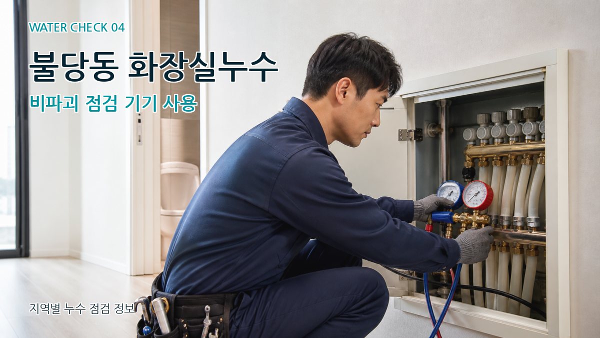 불당동 누수탐지 누수탐지 이미지