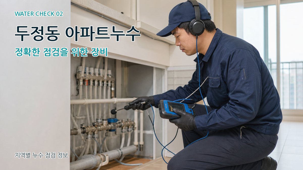 두정동 화장실누수 누수탐지 이미지
