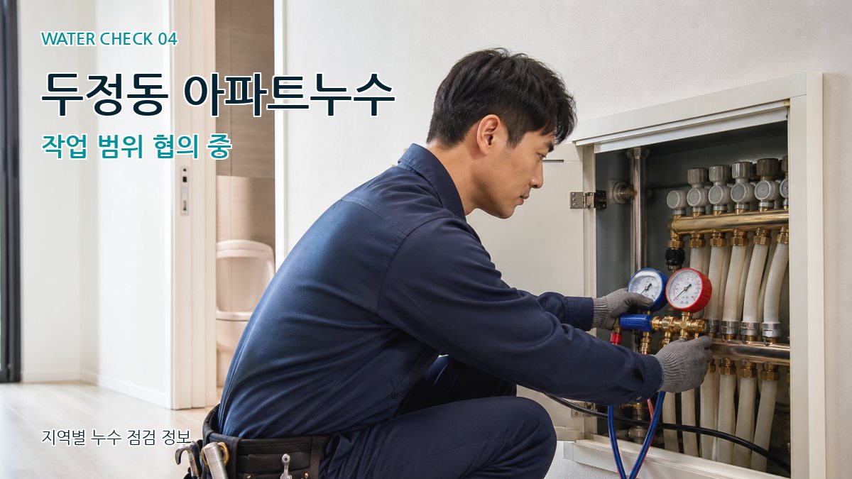 두정동 누수탐지 누수탐지 이미지