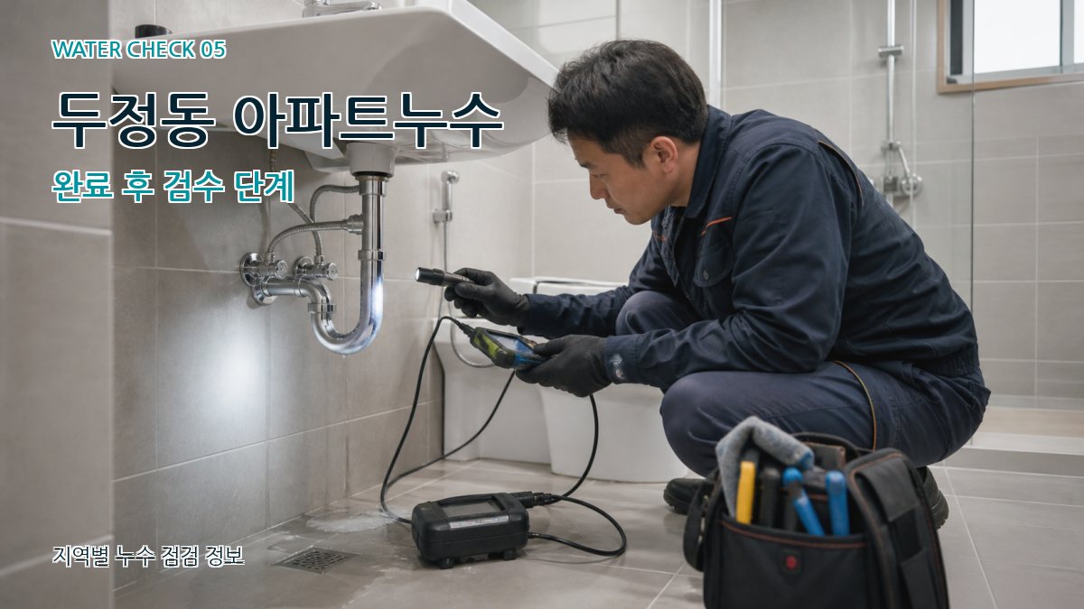 두정동 누수공사 누수탐지 이미지