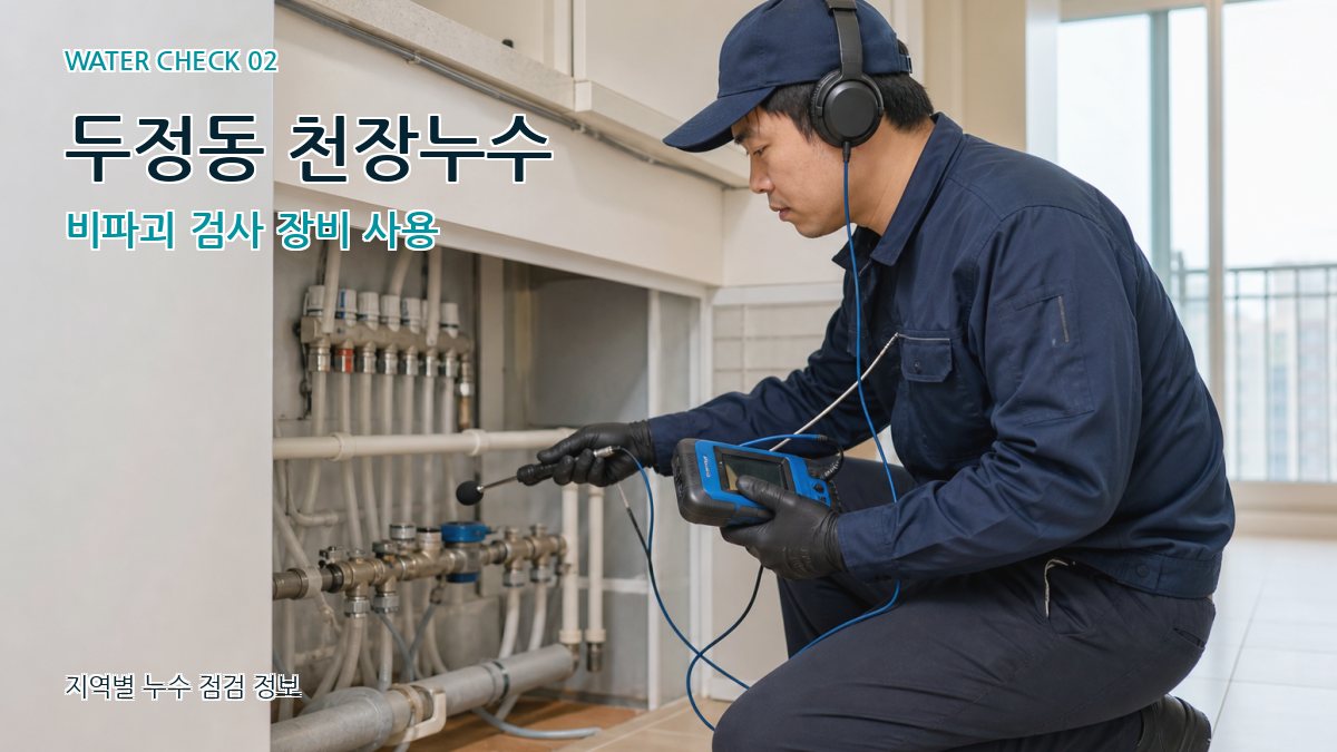 두정동 화장실누수 누수탐지 이미지