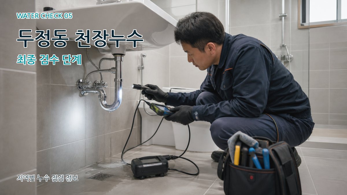 두정동 누수공사 누수탐지 이미지