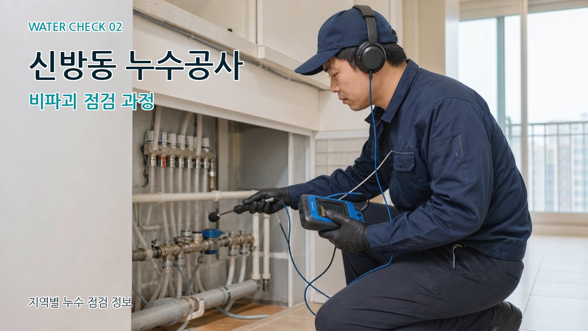신방동 화장실누수 누수탐지 이미지