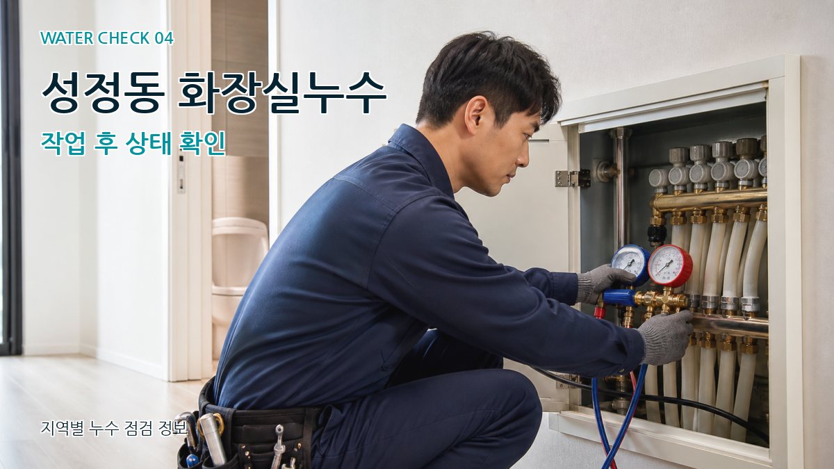 성정동 누수탐지 누수탐지 이미지