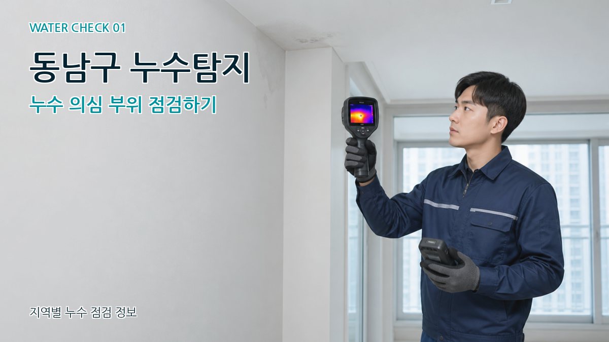 동남구 아파트누수 누수탐지 이미지