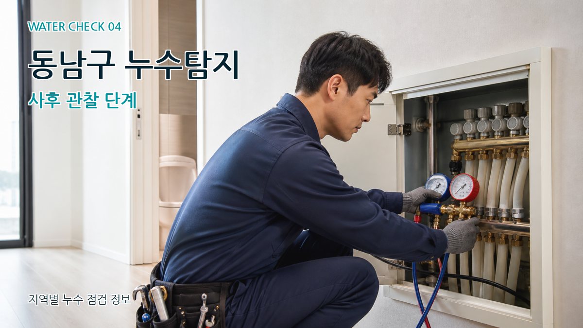 동남구 누수탐지 누수탐지 이미지