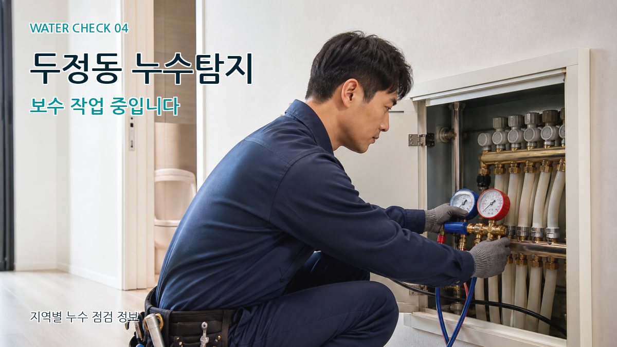 두정동 누수탐지 누수탐지 이미지