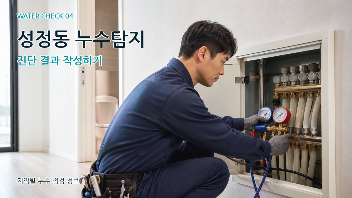 성정동 누수탐지 누수탐지 이미지