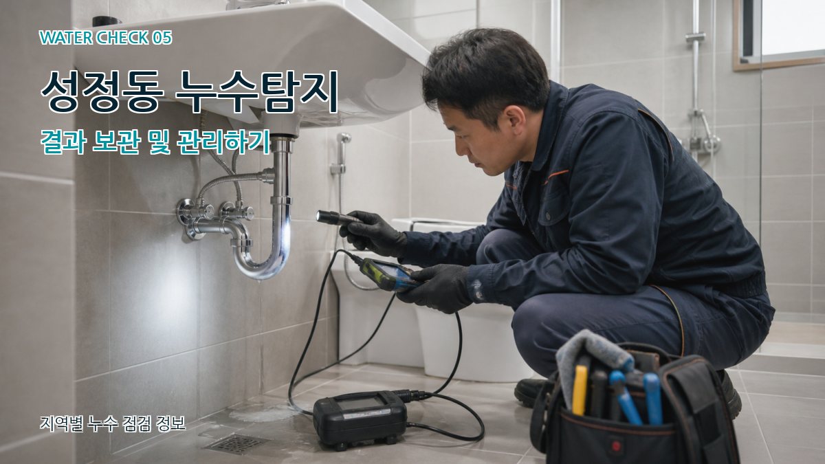 성정동 누수공사 누수탐지 이미지