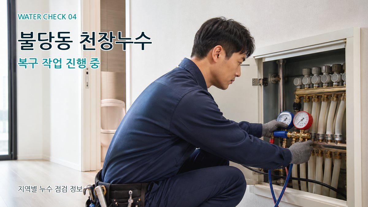 불당동 누수탐지 누수탐지 이미지