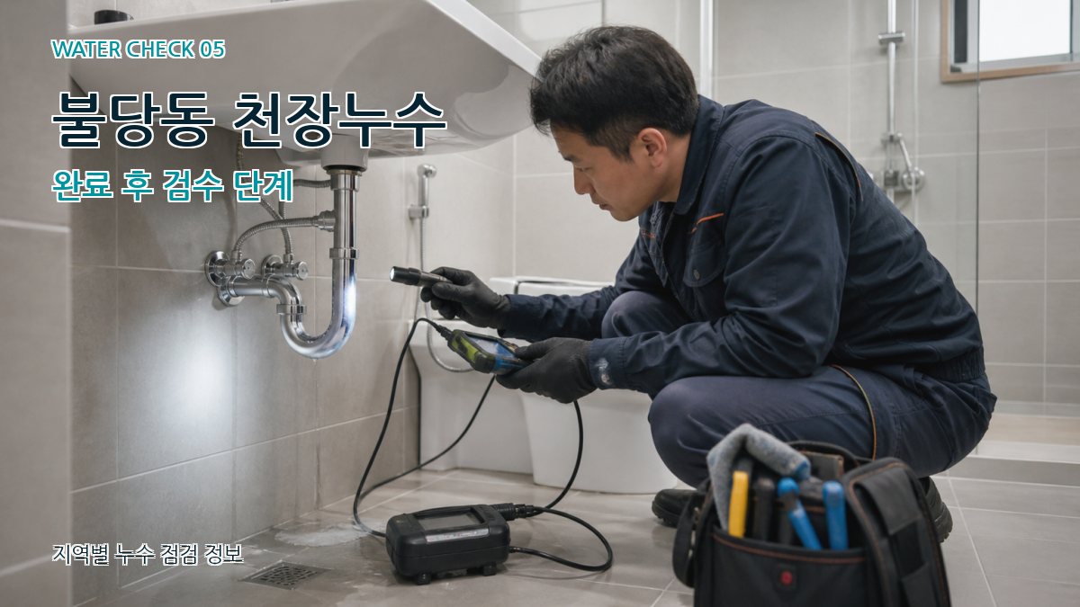불당동 누수공사 누수탐지 이미지