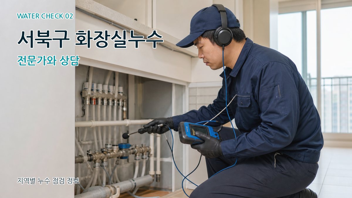 서북구 화장실누수 전문가와 상담