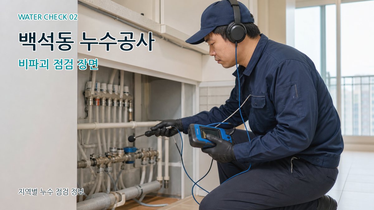 백석동 화장실누수 누수탐지 이미지