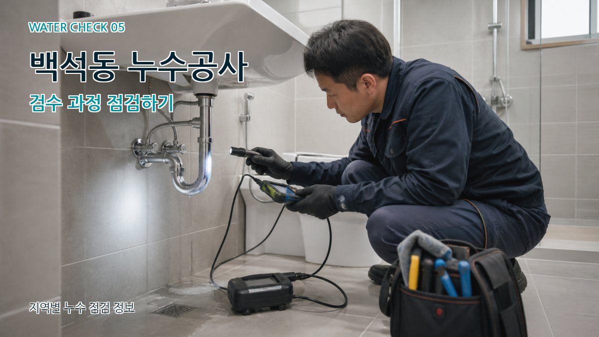 백석동 누수공사 누수탐지 이미지